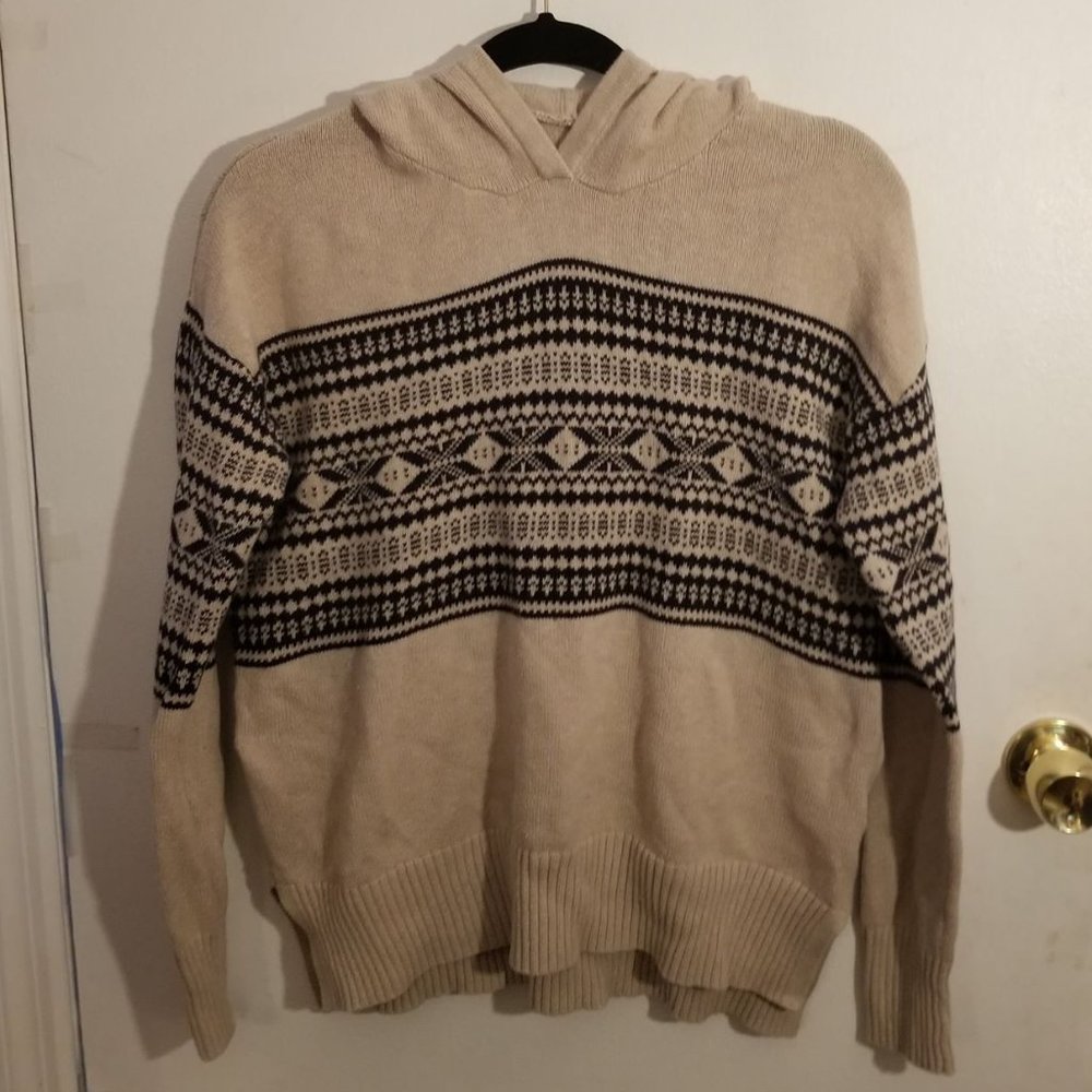 Gap knit hoodie SMALL